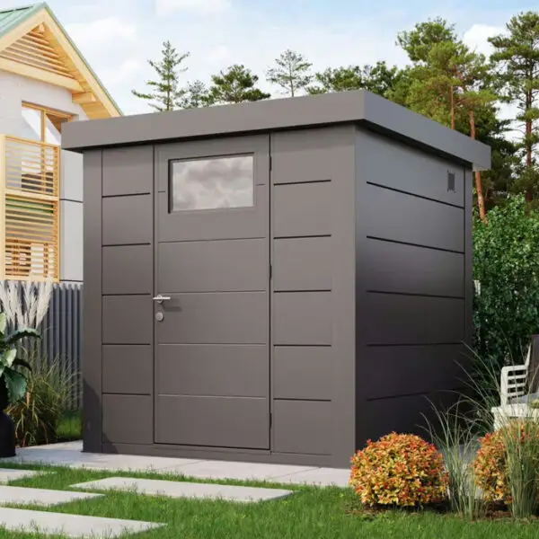 abri de jardin en acier telluria classico 21