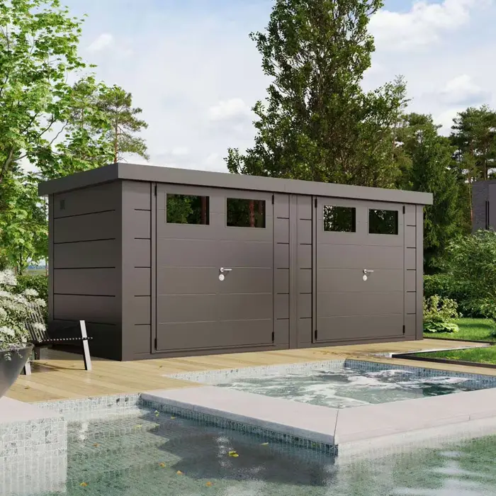abri de jardin métallique telluria duo 2721
