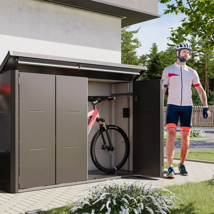 casier pour vélo extérieur telluria velotto