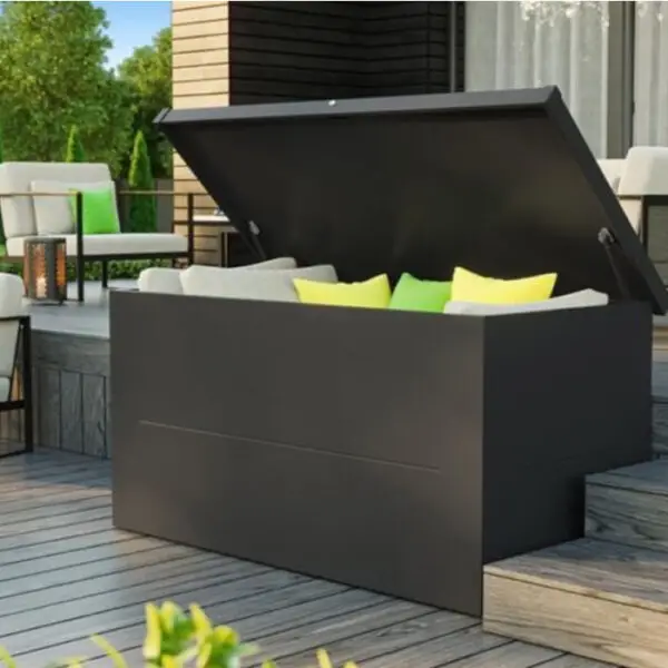 box de rangement pour jardin en acier telluria nevio 160