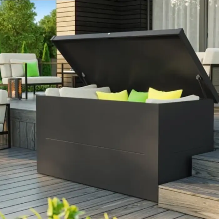 box de rangement pour jardin en acier telluria nevio 160