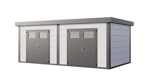 Abri de jardin Telluria Duo 3336 + Blanc