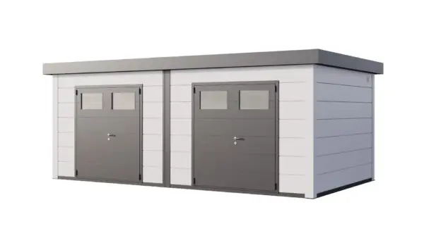 Abri de jardin Telluria Duo 3336 + Blanc