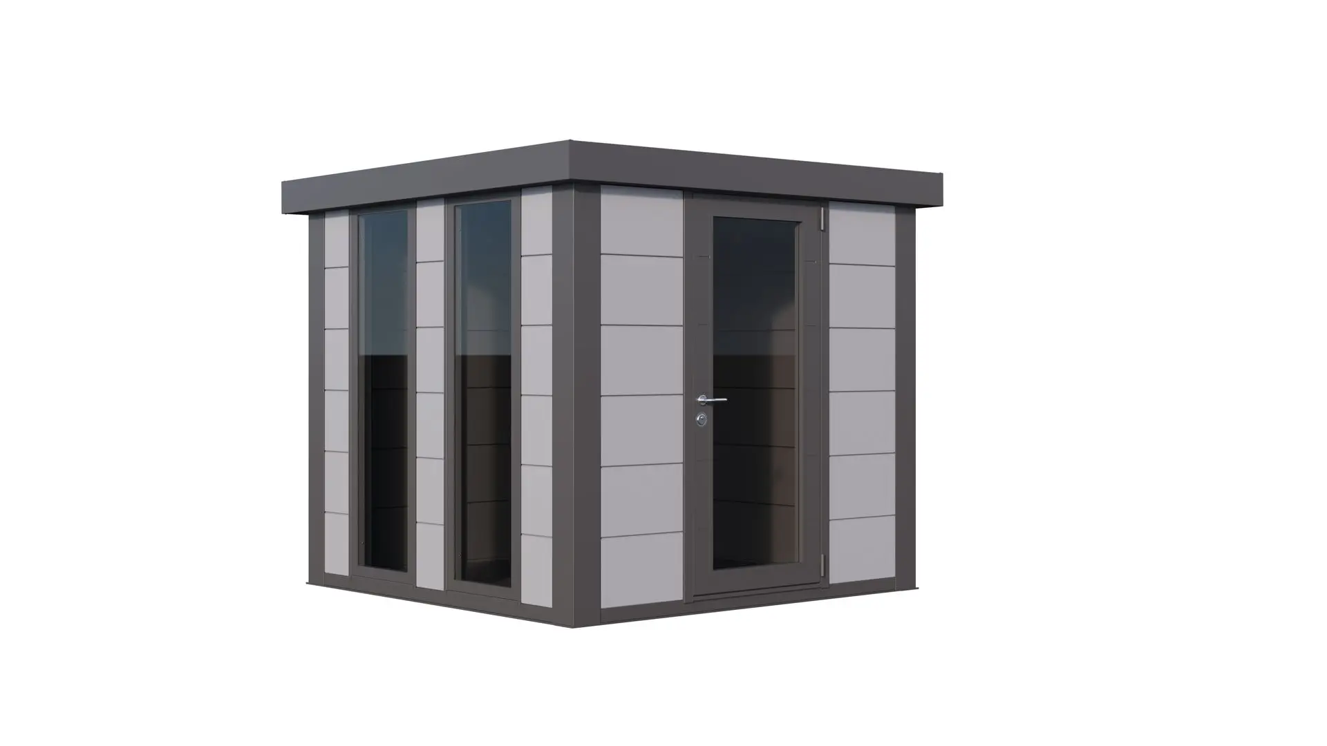 Abri de jardin Telluria Luminato 2424 Gris clair