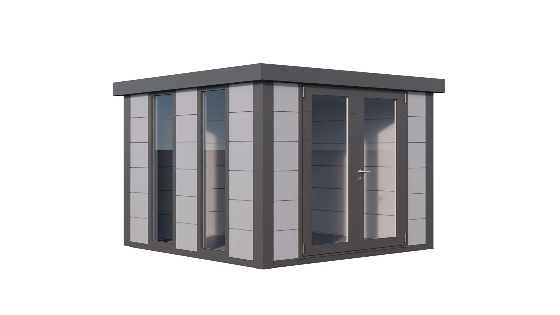 Abri de jardin Telluria Luminato 3030 Gris clair