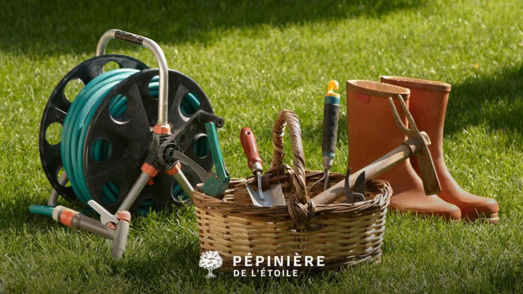 Matériel de jardin pour débutant